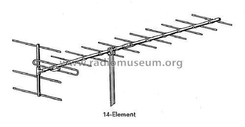 14-Element-VHF-Antenne 3515.03 / 3515.07 / 3515.11; Antennenwerke Bad (ID = 1702499) Antenna