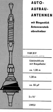 Teleskopantenne Blankenburg 107 cm Wartburg Trabant B1000 (C21698)