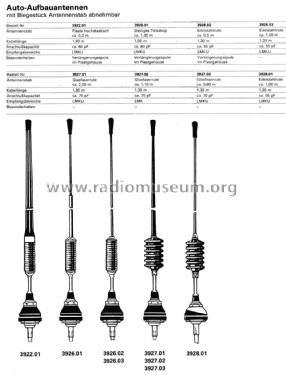 Autoantenne 3922.01; Antennenwerke Bad (ID = 1656031) Antenna