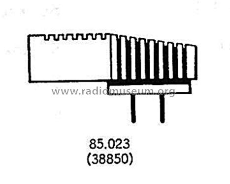 Dämpfungsglied 85.023 ; Antennenwerke Bad (ID = 1700097) Diversos