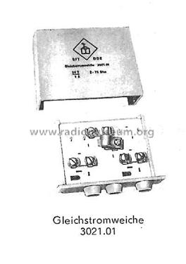 Gleichstromweiche 3021.01; Antennenwerke Bad (ID = 1702929) Misc