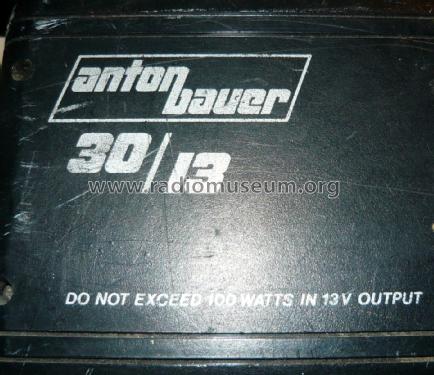 NiCd Battery Belt 30/13; Anton-Bauer; Shelton (ID = 1833704) Power-S