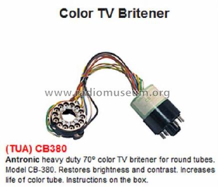 Color TV Britener CB-380 ; Antronic Corporation (ID = 1179958) mod-past25