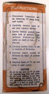 Color TV Britener CB-380 ; Antronic Corporation (ID = 1536277) mod-past25