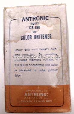 Color TV Britener CB-380 ; Antronic Corporation (ID = 1536283) mod-past25