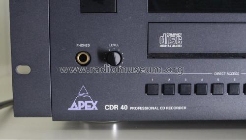 Professional CD Recorder CDR 40; Apex Audio; Beringen (ID = 2837529) R-Player
