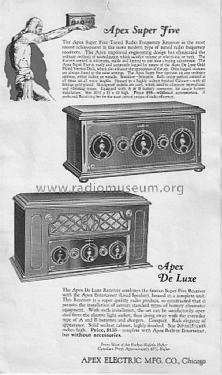 Apex DeLuxe; Apex Electric, Pool; (ID = 1303116) Radio