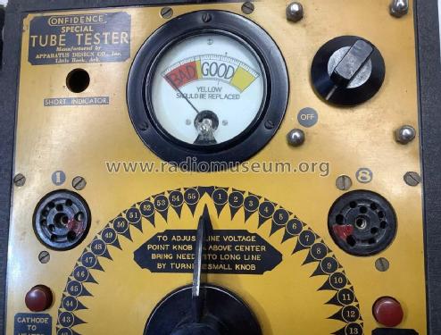 Confidence Special Tube Tester ; Apparatus Design Co. (ID = 3112165) Equipment