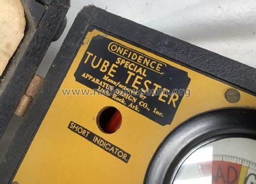 Confidence Special Tube Tester ; Apparatus Design Co. (ID = 3112166) Equipment