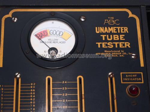 Unameter Tube Tester ABC; Apparatus Design Co. (ID = 3026139) Equipment