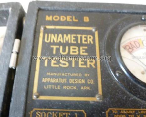 Unameter Tube Tester Model B; Apparatus Design Co. (ID = 3112645) Equipment