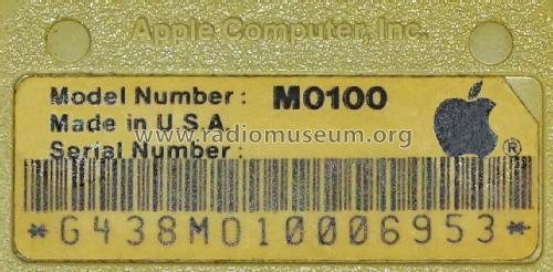 Macintosh mouse M0100; Apple Computer; (ID = 2323164) Computer & SPmodules