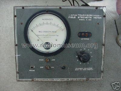 Television Field Strength Meter A460; Approved Electronic (ID = 177676) Equipment