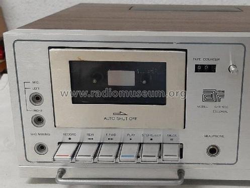Escorial AM/FM/FM-St Receiver Stereo Cassette Recorder CHX-1003S; AR A.R. Systems (ID = 3015975) Radio