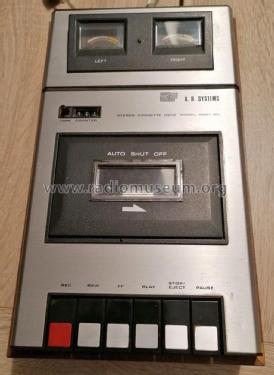 Sil Stereo Cassette Deck ADP-1; AR A.R. Systems (ID = 3016070) Enrég.-R