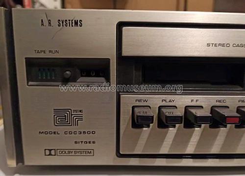 Sitges Slot In Stereo Cassette Tape Deck CDC-3500; AR A.R. Systems (ID = 3015952) R-Player