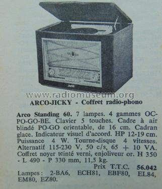 Standing 60 ; Arco Jicky, Le (ID = 1934313) Radio