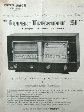 Super-Triomphe 51; Aréga, G. Arpajou; (ID = 2649160) Radio