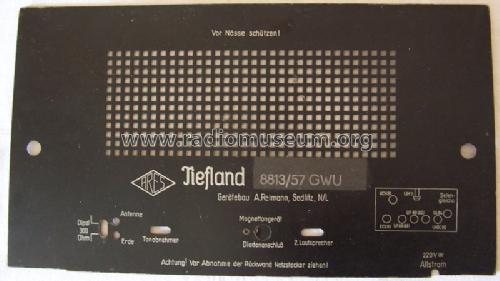 Tiefland 8813/57GWU; ARES; Arno Reimann- (ID = 469419) Radio