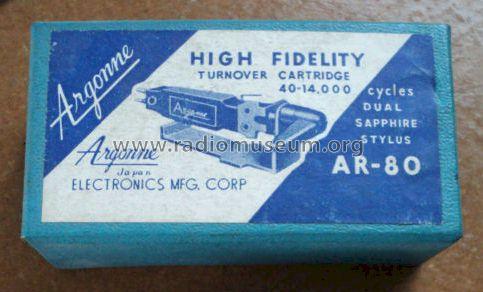 High Fidelity Turnover Cartridge AR-80; Argonne Electronics (ID = 1340660) Microphone/PU