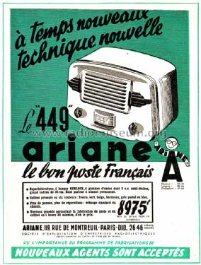 449; Ariane; Paris (ID = 1447939) Radio