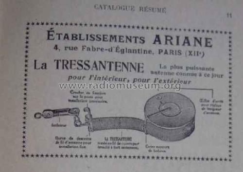 Tressantenne intérieure ; Ariane; Paris (ID = 1512262) Antena