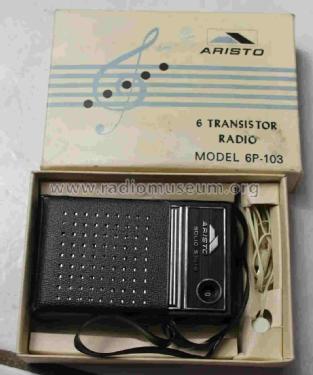 6 Transistor Radio 6P-103; Aristo Aristo-Tone; (ID = 2998419) Radio