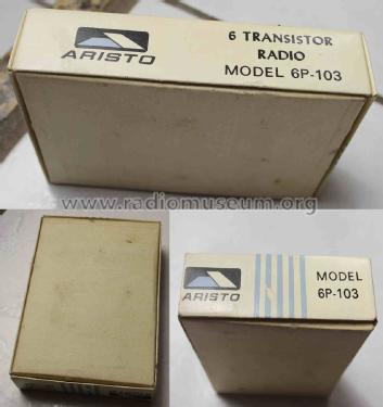 6 Transistor Radio 6P-103; Aristo Aristo-Tone; (ID = 2998426) Radio