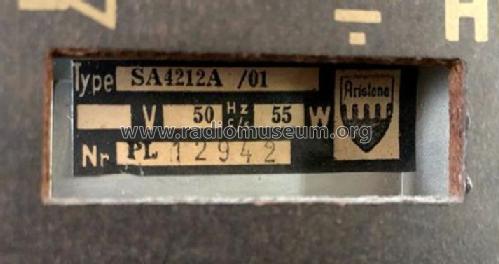 SA4212A; Aristona; Eindhoven (ID = 2412013) Radio