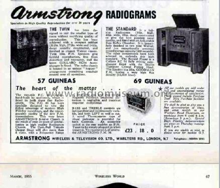 Standard Radiogram FC48; Armstrong Audio / (ID = 2943745) Radio