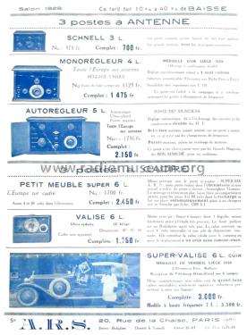 Autorégleur ; ARS A.R.S., Société (ID = 2485306) Radio