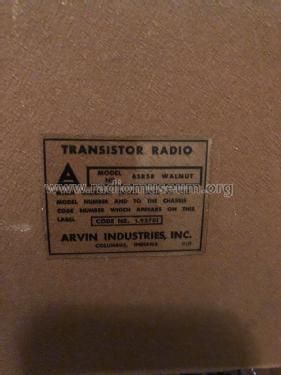 10 65R58; Arvin, brand of (ID = 2312411) Radio