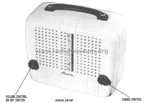 2410P Ch= RE-254; Arvin, brand of (ID = 1407057) Radio