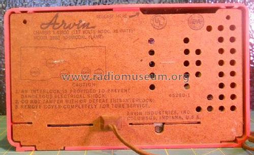 Arvin 2581 Ch= 1.43800; Arvin, brand of (ID = 1319137) Radio