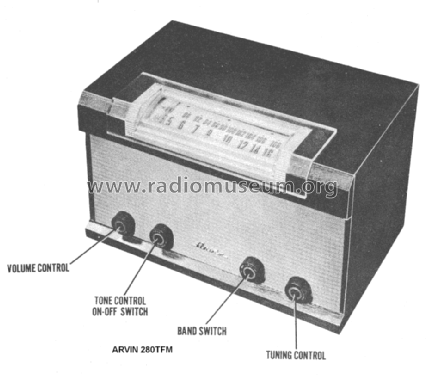 280TFM Ch= RE-253; Arvin, brand of (ID = 1389287) Radio