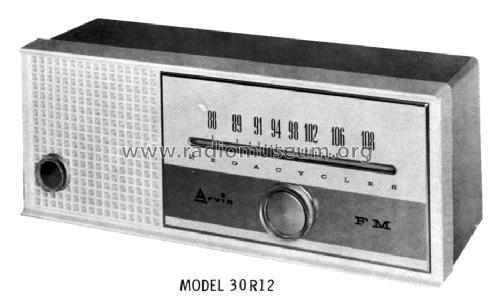 30R12 Ch= 1.48103; Arvin, brand of (ID = 1503616) Radio