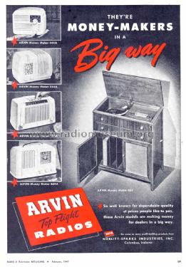 555A Ch= RE-202; Arvin, brand of (ID = 1180270) Radio