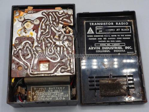 62R09-1; Arvin, brand of (ID = 2406797) Radio