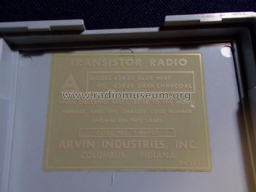 Seven Transistors 62R35 ; Arvin, brand of (ID = 2312969) Radio