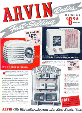 632 RE-78; Arvin, brand of (ID = 1035675) Radio