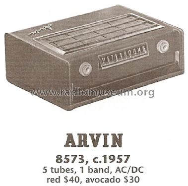 8573 Ch= 1.41100; Arvin, brand of (ID = 1745477) Radio