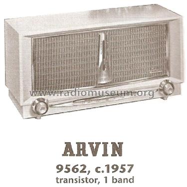 956T Ch= RE392; Arvin, brand of (ID = 1745482) Radio