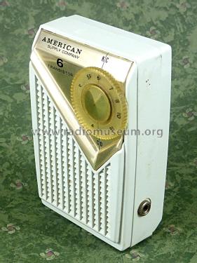 American Supply Company 6 Transistor 61N25-07; Arvin, brand of (ID = 2619595) Radio