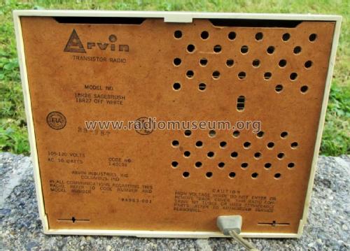 Solid State Electric Transistor 18R26 and 18R27; Arvin, brand of (ID = 2558406) Radio