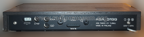 Stereomaster 3199; Asa Radio Oy; Turku (ID = 3007689) Radio