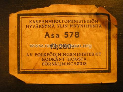 578; Asa Radio Oy; Turku (ID = 1361452) Radio