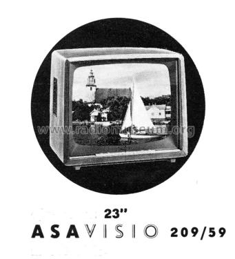Asavisio 209; Asa Radio Oy; Turku (ID = 743059) Fernseh-E