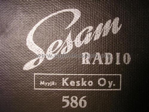 Sesam 586; Asa Radio Oy; Turku (ID = 952000) Radio