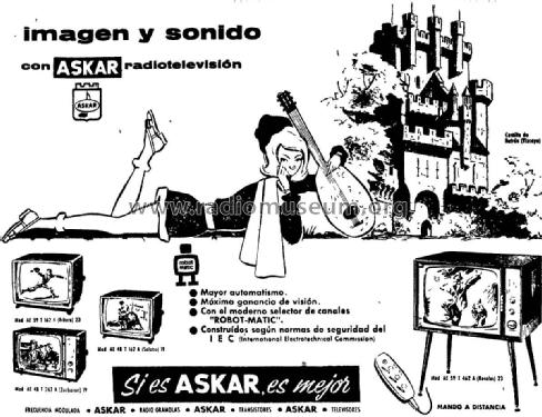 Ribera AE-59-T-162-A; Askar, Ascar; Irún (ID = 2444541) Television