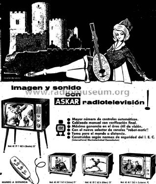 Rosales AE-59-T-462-A; Askar, Ascar; Irún (ID = 2444542) Television